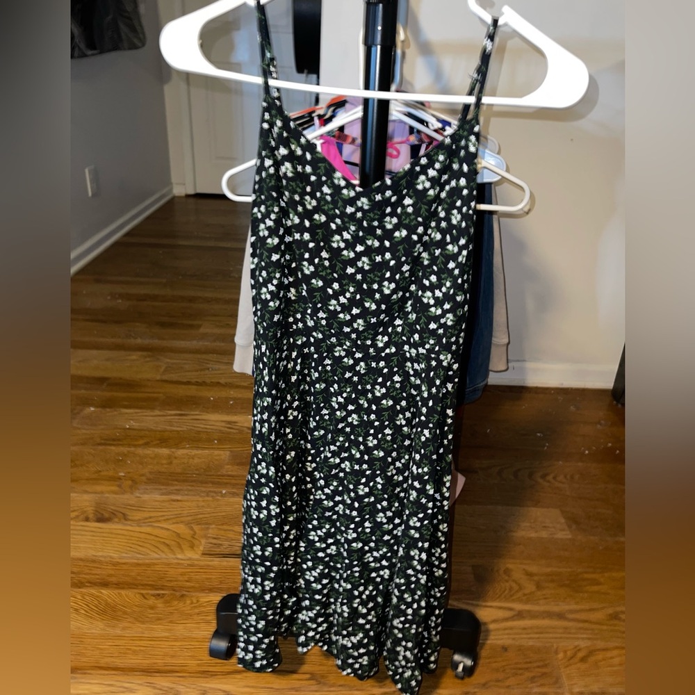 Old Navy Women's Black Floral Cami Dress